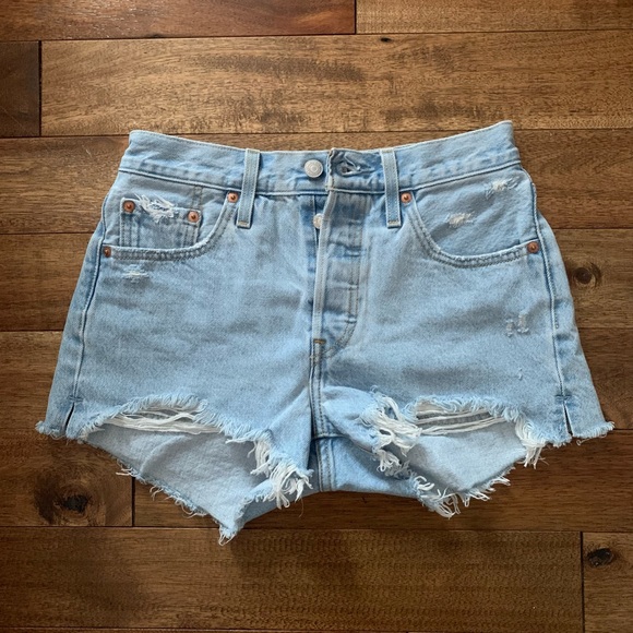 Levi’s 501 Original High-Rise Shorts in size W25 - Picture 2 of 7